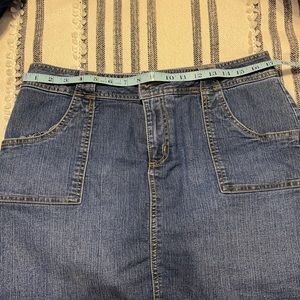 EUC St. John's Bay Denim Skorts